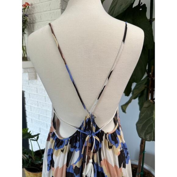 Intimately Free People Tank Dress Gauzy Boho Shark Hi Lo Hem Festival Resort M - Picture 7 of 12